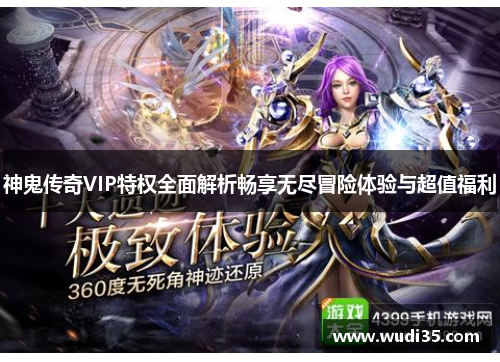 神鬼传奇VIP特权全面解析畅享无尽冒险体验与超值福利